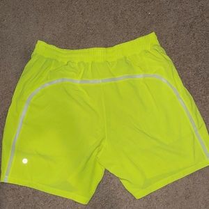 men’s lululemon lined pace breaker 7” shorts!